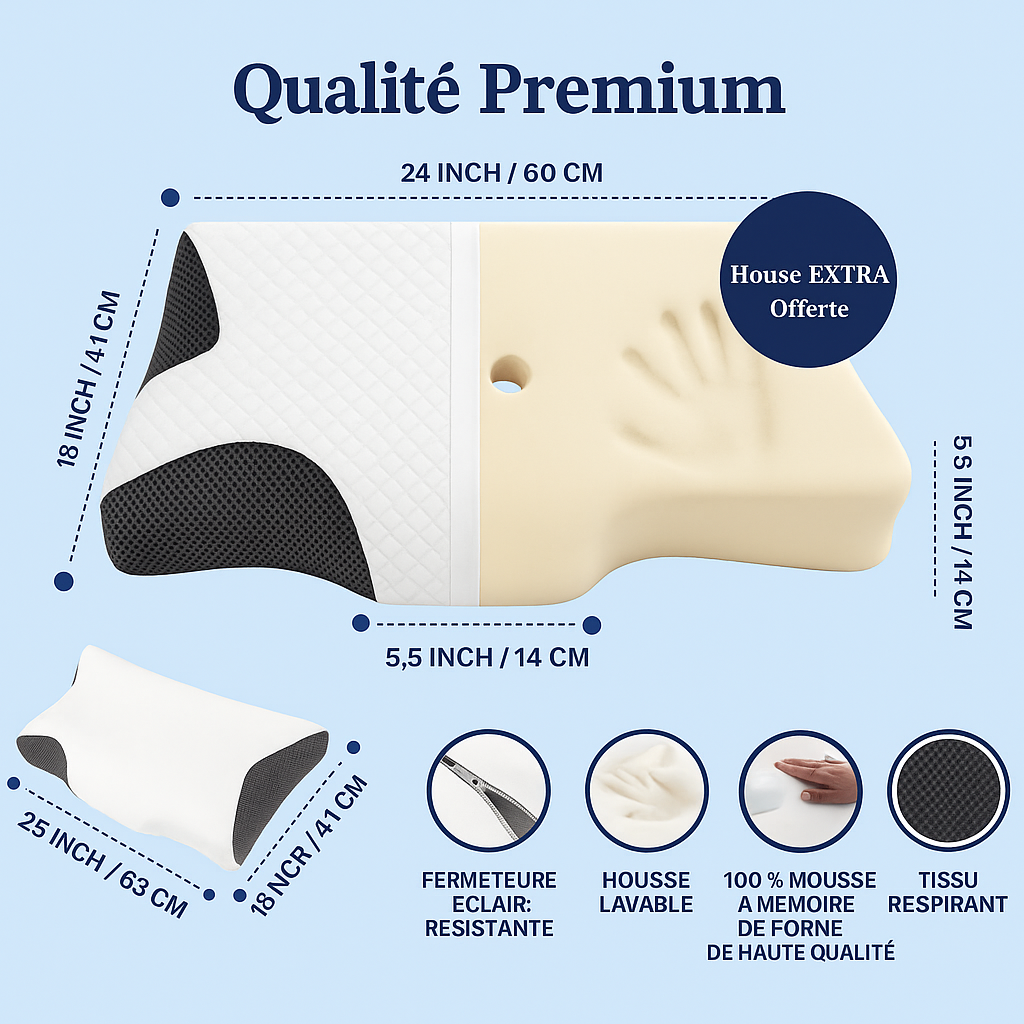 OrthoMed™ – Oreiller Cervical